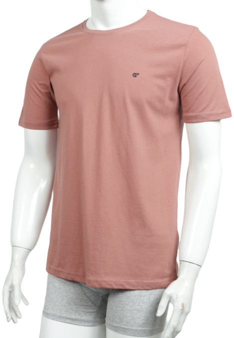 Tricou Bărbați Basic ,Culoare Somon,Engros